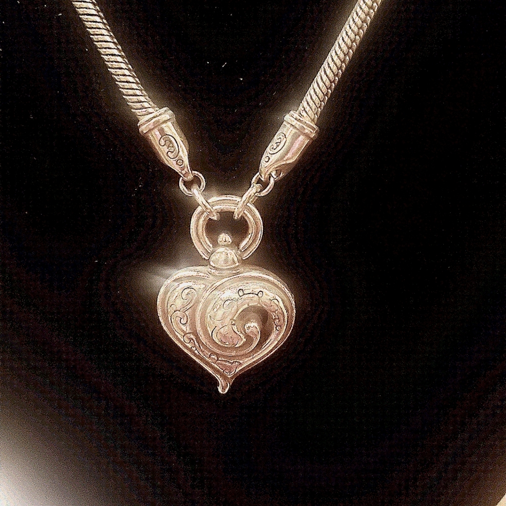 Brighton Silver Heart Necklace